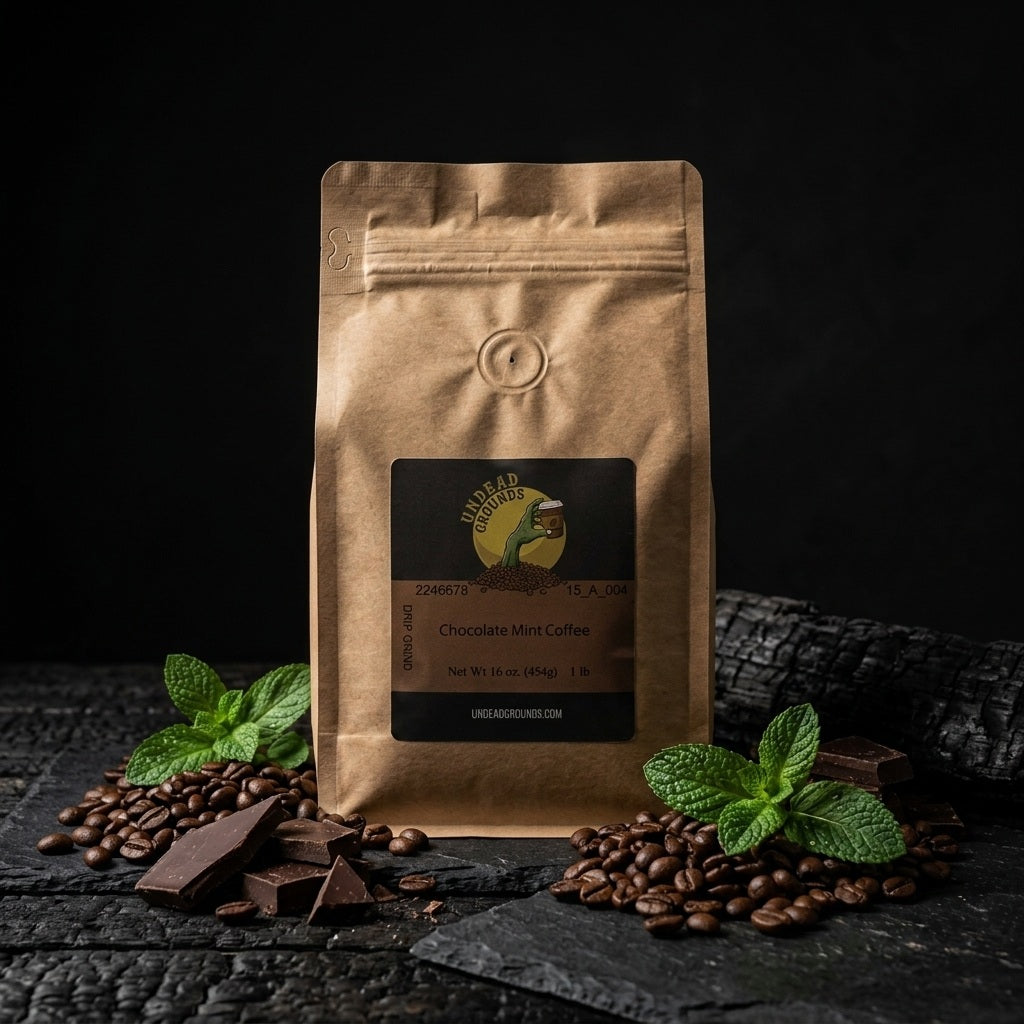 Chocolate Mint Flavored Coffee