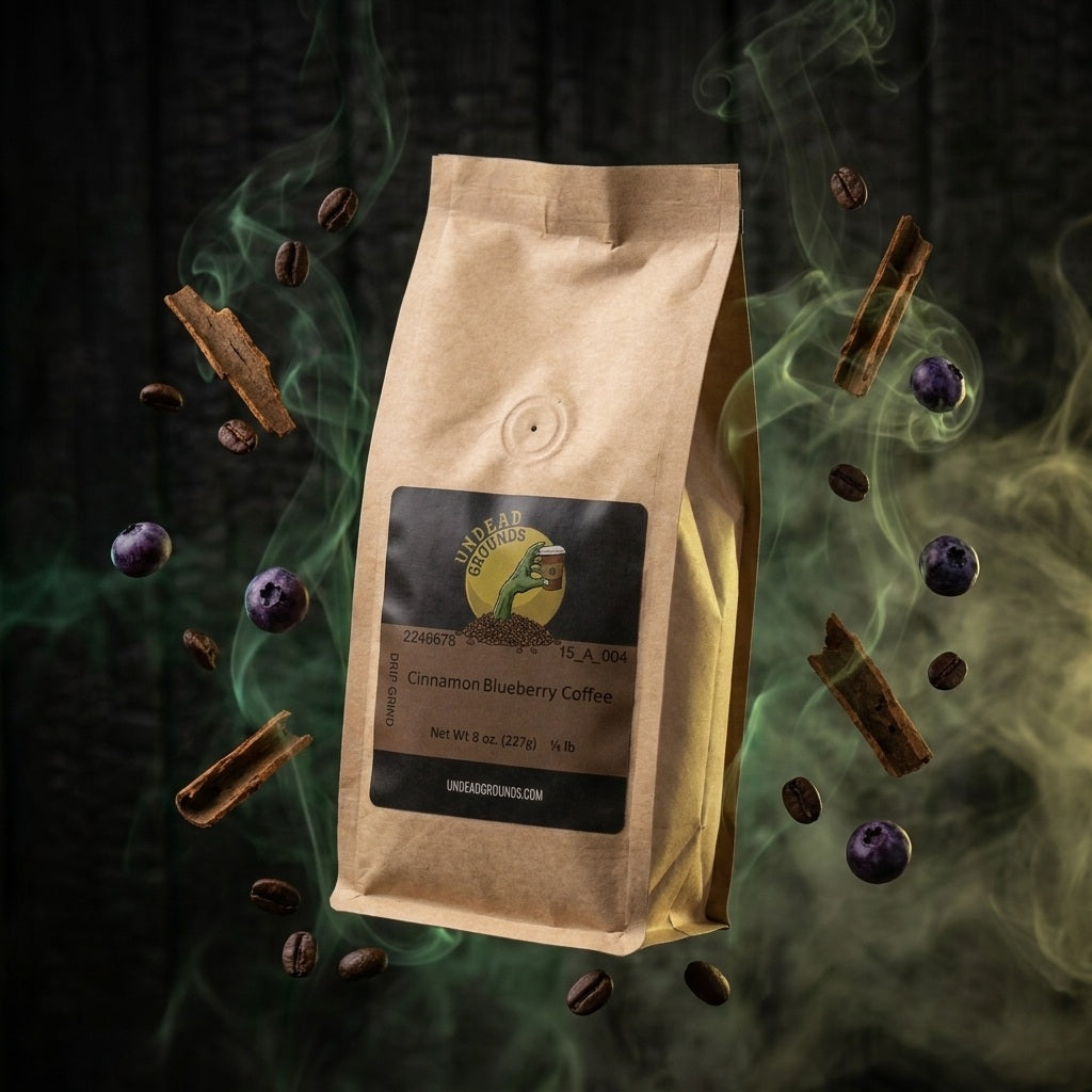 Cinnamon Blueberry Flavored Coffee